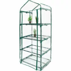 Relaxdays Serre De Jardin Balcon Terrasse Transportable Mobile 2-3 Ou 4 Étagères Portes -Serre de jardin Boutique 33496308 4