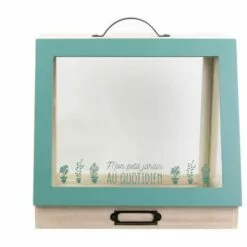 Paris Prix - Mini Serre D'intérieur "garden" 24cm Naturel