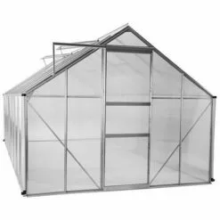 TERRE JARDIN Serre De Jardin Polycarbonate Et Aluminium 12m2 -Serre de jardin Boutique 3376123 3