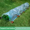 5M Long Tunnel Garden Greenhouse Réglable Grow Protéger Plantes Transparent PE Coxolo