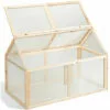 HELLOSHOP26 Mini Serre De Jardin 100x53x71cm Vitrages Transparents En Polycarbonate Plateau Supérieur Amovible - Transparent