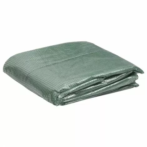 VidaXL Couverture De Remplacement Serre (6,5025 M²) 255x255x194cm Vert 2 VidaXL Couverture De Remplacement Serre (6,5025 M²) 255x255x194cm Vert – Image 2