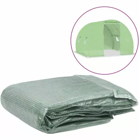 VidaXL Couverture De Remplacement De Serre (6 M²) 200x300x200 Cm Vert 1 VidaXL Couverture De Remplacement De Serre (6 M²) 200x300x200 Cm Vert