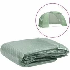 VidaXL Couverture De Remplacement De Serre (8 M²) 400x200x200 Cm Vert