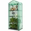 UNHO Serre Jardin Dormant Avec 4 Etageres Pour Plante Fleur - 68.5 X 48.5 X 158cm Vert