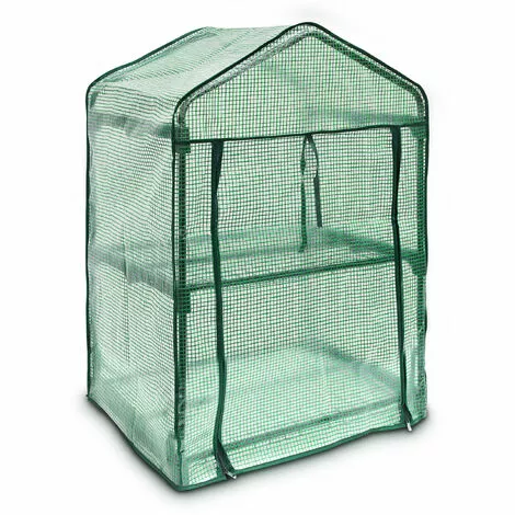 Relaxdays Serre De Jardin 60 X 46 Cm 2 étages Étagère Avec Bâche Amovible Balcon Terrasse Tente 3 Relaxdays Serre De Jardin 60 X 46 Cm 2 étages Étagère Avec Bâche Amovible Balcon Terrasse Tente – Image 3