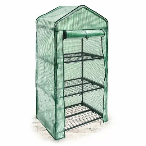 Relaxdays Serre De Jardin 60 X 46 Cm 3 étages Étagère Avec Bâche Amovible Balcon Terrasse Tente 1 Relaxdays Serre De Jardin 60 X 46 Cm 3 étages Étagère Avec Bâche Amovible Balcon Terrasse Tente