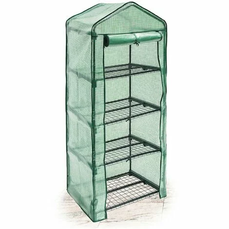 Relaxdays Serre De Jardin 60 X 46 Cm 4 étages Étagère Avec Bâche Amovible Balcon Terrasse Tente 1 Relaxdays Serre De Jardin 60 X 46 Cm 4 étages Étagère Avec Bâche Amovible Balcon Terrasse Tente