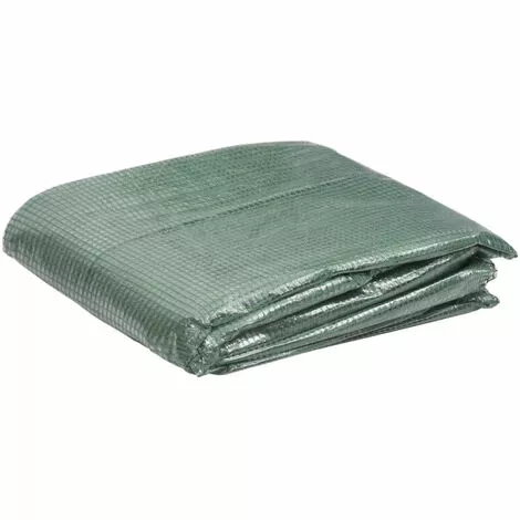 ASUPERMALL Couverture De Remplacement Serre (6,5025 M²) 255x255x194cm Vert 3 ASUPERMALL Couverture De Remplacement Serre (6,5025 M²) 255x255x194cm Vert – Image 3