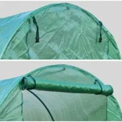 ALICE'S GARDEN Serre De Jardin Tunnel En Polyéthylène 6m². Serre Maraichère - Vert -Serre de jardin Boutique 46990458 4