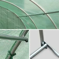 ALICE'S GARDEN Serre De Jardin Tunnel En Polyéthylène 6m². Serre Maraichère - Vert -Serre de jardin Boutique 46990458 5