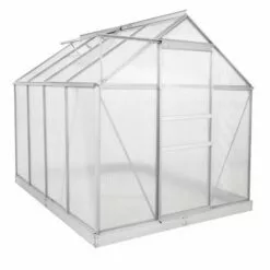 Zelsius Serre En Aluminium Avec Base | 250 X 190 Cm | Panneaux De 6 Mm, 4,75m² 8 Zelsius Serre En Aluminium Avec Base | 250 X 190 Cm | Panneaux De 6 Mm, 4,75m² -Serre de jardin Boutique 49701785 4