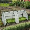 IDMARKET Serre Châssis De Jardin Spéciale Forçage L.120 CM Blanche
