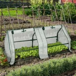 IDMARKET Serre Châssis De Jardin Spéciale Forçage L.120 CM Blanche