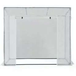 IDMARKET Serre De Jardin Blanche Toutes Saisons Avec Fenêtre Et Porte Zippée -Serre de jardin Boutique 49901819 3