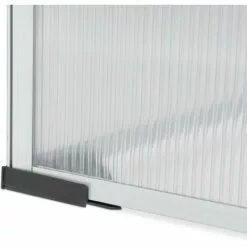 Relaxdays Serre De Jardin Aluminium, à Emboîter, Transparent, Protection Anti-UV, Mini, HxLxP : 100 X 50 X 50 Cm -Serre de jardin Boutique 50728072 5