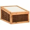 LES TENDANCES Serre 60x80x45 Cm Bois De Pin Massif Et Saule