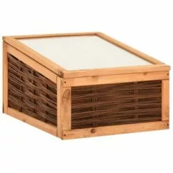 LES TENDANCES Serre 60x80x45 Cm Bois De Pin Massif Et Saule