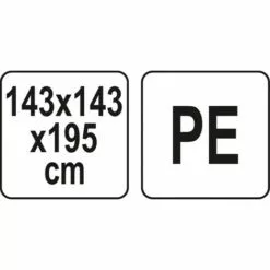 FLO Serre - PE - 195x143x143 Cm -Serre de jardin Boutique 51231178 4