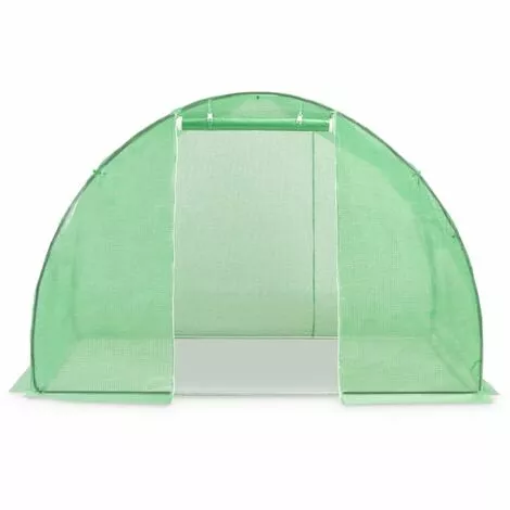 YOUTHUP Serre Avec Fondation En Acier 4,5 M2 300x150x200 Cm 5 YOUTHUP Serre Avec Fondation En Acier 4,5 M2 300x150x200 Cm – Image 5