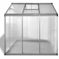 YOUTHUP Serre Aluminium Renforcé 3,46 M2 - Transparent -Serre de jardin Boutique 51867085 3