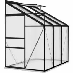 YOUTHUP Serre Anthracite Aluminium 3,97 M³ - Anthracite -Serre de jardin Boutique 51885634 3