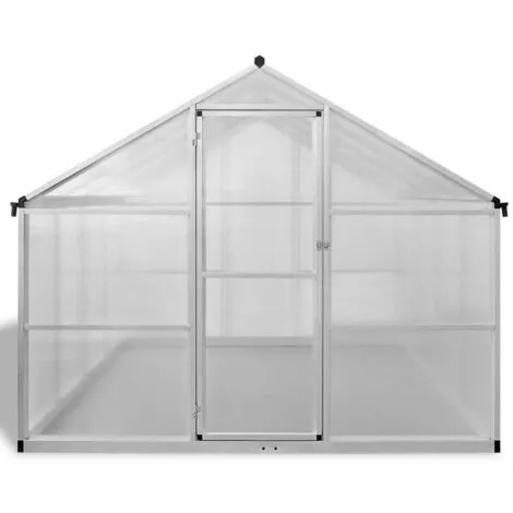 YOUTHUP Serre Aluminium 481x250x195 Cm 23,44 M³ - Transparent 2 YOUTHUP Serre Aluminium 481x250x195 Cm 23,44 M³ - Transparent – Image 2