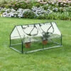 Châssis De Jardin Laubach à 2 Fenêtres En Acier Et PVC 120 X 60 X 60 Cm [en.casa]