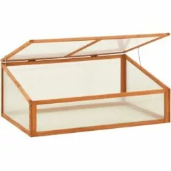 Topdeal Serre 100x65x40 Cm Bois De Sapin FF314850_FR -Serre de jardin Boutique 52100605 4