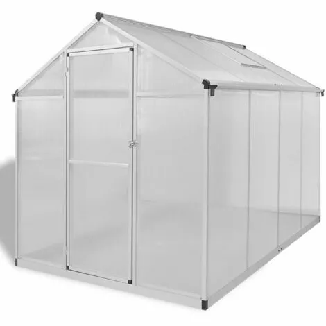 Topdeal Serre Renforcée En Aluminium Avec Cadre De Base 4,6 M² VDFF26454_FR 2 Topdeal Serre Renforcée En Aluminium Avec Cadre De Base 4,6 M² VDFF26454_FR – Image 2