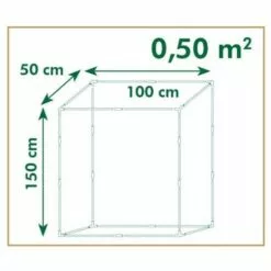 Topdeal Serre à Tomates 100x50x150 Cm FF428492_FR 5 Topdeal Serre à Tomates 100x50x150 Cm FF428492_FR -Serre de jardin Boutique 52101943 3