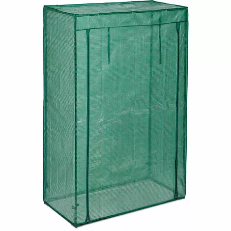 Relaxdays Serre De Jardin Tomate, Balcon, Protection, Bâche, HLP 150x100x50 Cm, Acier, PE, Vert 2 Relaxdays Serre De Jardin Tomate, Balcon, Protection, Bâche, HLP 150x100x50 Cm, Acier, PE, Vert – Image 2