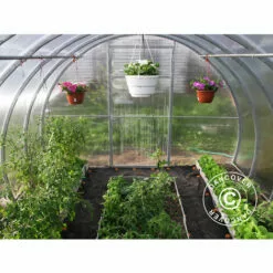 DANCOVER Serre En Polycarbonate, Strong NOVA 12m², 3x4m, Silver - Argenté -Serre de jardin Boutique 52664572 5