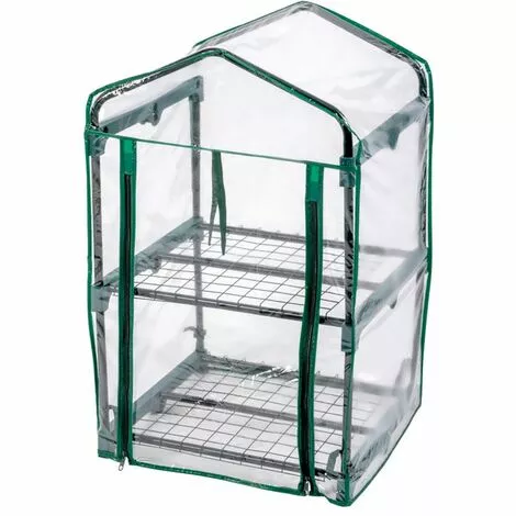 EDCO Serre De Jardin Cadre Métal, Housse Anti UV, Dimensions 50x45x80cm 2 EDCO Serre De Jardin Cadre Métal, Housse Anti UV, Dimensions 50x45x80cm – Image 2