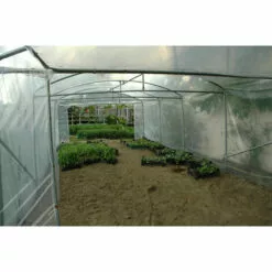 ATOUT LOISIR Serre Tunnel Deschamps Pieds Droits Larg 3 M Pas à 2 M, L 4 M, Type 200 Microns Incolore Plasticlair , Façade Pas De Façade Ni De Porte, Support De Culture Non -Serre de jardin Boutique 53108785 3