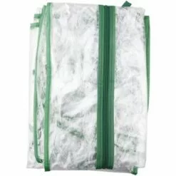SUPERMARKET Housse De Rechange Pour Mini Serre - 4 étages - En PVC Transparent - Étanche - Pour Le Jardin - Pour L'intérieur Et L'extérieur - Support En Fer Non Inclus,Une Pièce, Vert Transparent,Superma