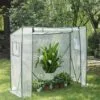 WOLTU Serre De Jardin Imperméable. Bâche PE Demi-translucide 130g/m2. 200x77x146/169cm