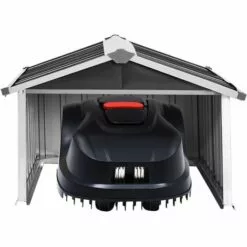 LANGRAY Abri Pour Robot De Jardin 92x97x63cm Acier Galvanisé Anthracite Maison & Jardin -Serre de jardin Boutique 53826578 3