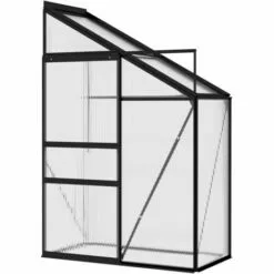 LANGRAY Serre Anthracite Aluminium 1,38 M³ Maison & Jardin -Serre de jardin Boutique 53826704 5