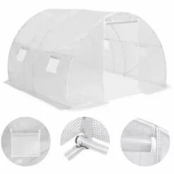 LANGRAY Serre 9 M² 300x300x200 Cm Maison & Jardin -Serre de jardin Boutique 53826727 4