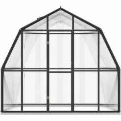 VidaXL Serre Avec Cadre De Base Anthracite 3,3 M² Aluminium - Anthracite -Serre de jardin Boutique 54256126 4