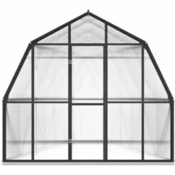 VidaXL Serre Avec Cadre De Base Anthracite 9,98 M² Aluminium - Anthracite -Serre de jardin Boutique 54342522 3