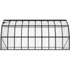YOUTHUP Serre Avec Cadre De Base Anthracite 16,64 M² Aluminium - Anthracite -Serre de jardin Boutique 54514495 5
