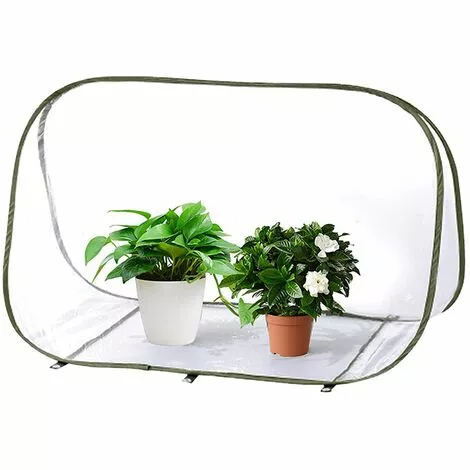 SUPERMARKET Petit Serre De Jardin Mini Pop Up Serre Protection Plantes Tente Fleur Abri Backyard Balcon Terrasse Serres De Culture En PVC Pour Intérieur Ou Extérieur 90x52x62 Cm,Superma,transparent+vert 1 SUPERMARKET Petit Serre De Jardin Mini Pop Up Serre Protection Plantes Tente Fleur Abri Backyard Balcon Terrasse Serres De Culture En PVC Pour Intérieur Ou Extérieur 90x52x62 Cm,Superma,transparent+vert