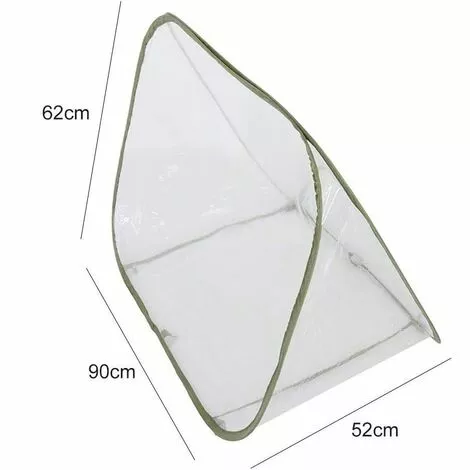 SUPERMARKET Petit Serre De Jardin Mini Pop Up Serre Protection Plantes Tente Fleur Abri Backyard Balcon Terrasse Serres De Culture En PVC Pour Intérieur Ou Extérieur 90x52x62 Cm,Superma,transparent+vert 2 SUPERMARKET Petit Serre De Jardin Mini Pop Up Serre Protection Plantes Tente Fleur Abri Backyard Balcon Terrasse Serres De Culture En PVC Pour Intérieur Ou Extérieur 90x52x62 Cm,Superma,transparent+vert – Image 2