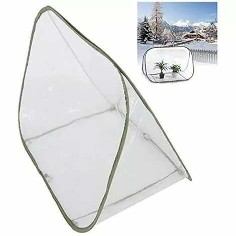 SUPERMARKET Petit Serre De Jardin Mini Pop Up Serre Protection Plantes Tente Fleur Abri Backyard Balcon Terrasse Serres De Culture En PVC Pour Intérieur Ou Extérieur 90x52x62 Cm,Superma,transparent+vert 5 SUPERMARKET Petit Serre De Jardin Mini Pop Up Serre Protection Plantes Tente Fleur Abri Backyard Balcon Terrasse Serres De Culture En PVC Pour Intérieur Ou Extérieur 90x52x62 Cm,Superma,transparent+vert – Image 5