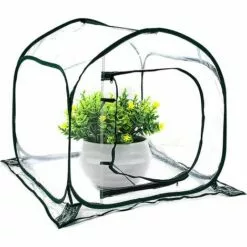 SUPERMARKET Mini Serre Pop Up Grow House, Couverture De Serre Intérieure Extérieure En PVC, Petit Abri De Fleurs De Jardin Portable - 80 X 80 X 80 Cm,Suoperma,vert Foncé + Transparent 7 SUPERMARKET Mini Serre Pop Up Grow House, Couverture De Serre Intérieure Extérieure En PVC, Petit Abri De Fleurs De Jardin Portable - 80 X 80 X 80 Cm,Suoperma,vert Foncé + Transparent -Serre de jardin Boutique 54902711 3