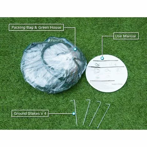 ZHUOXUAN Mini Serre Pop Up Grow House, Couverture De Serre Intérieure Extérieure En PVC, Petit Abri De Fleurs De Jardin Portable - 70 X 70 X 80 Cm 4 ZHUOXUAN Mini Serre Pop Up Grow House, Couverture De Serre Intérieure Extérieure En PVC, Petit Abri De Fleurs De Jardin Portable - 70 X 70 X 80 Cm – Image 4