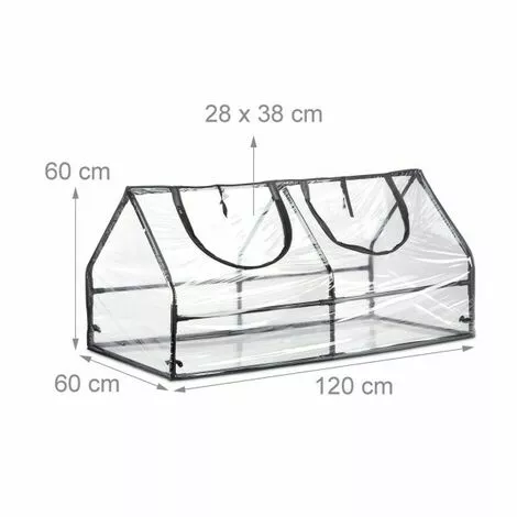 JARDIBRICODECO Serre De Jardin Transparente 4 JARDIBRICODECO Serre De Jardin Transparente – Image 4