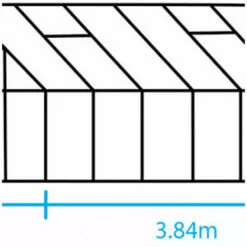 ATOUT LOISIR Serre De Jardin En Verre Trempé De 9.9m², Couleur Vert, Base Sans Base - Vert -Serre de jardin Boutique 56305357 5